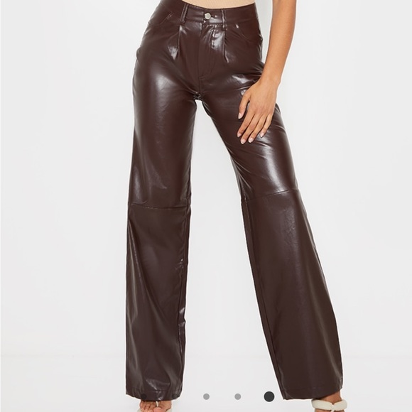 PLT faux leather pants - Picture 4 of 4